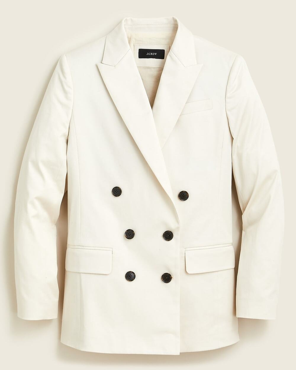 J. Crew Women's Double-Breasted Alfie Blazer In Lightweight White Size 12 NWT